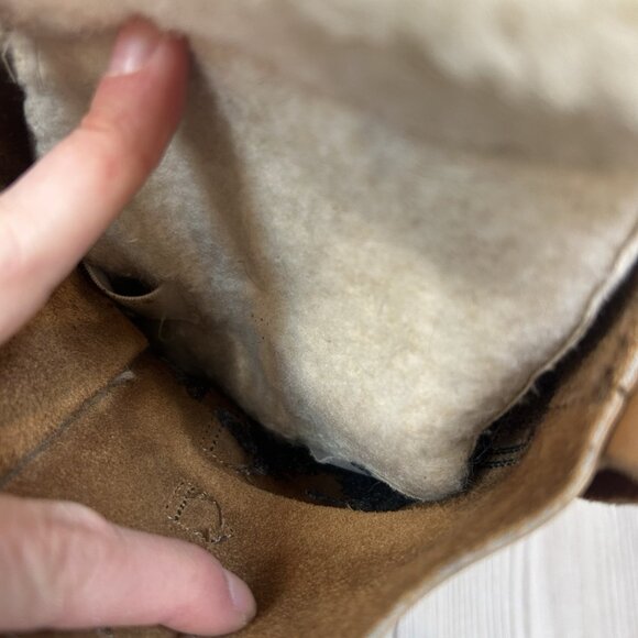 Sorel Alpine Winter Boots Women's Sz 6 Tan Leather Lace Up Insulated Snow Lined - Picture 7 of 11